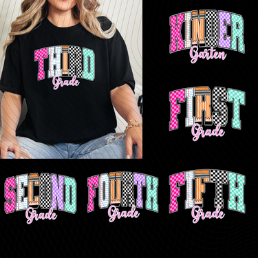 School Essentials Grade Level T-Shirt *Back to School Sale*